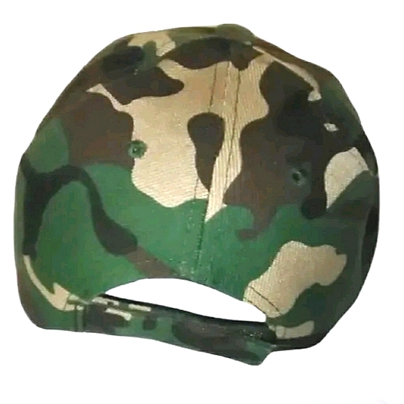 *KING / QUEEN* Baseball Cap Gold Crown. Camo Hat. NEW! Royalty, Honor, Respect - Picture 5 of 5